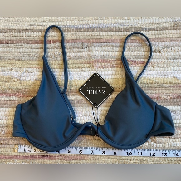 Zanful Underwire Padded Cheeky Bikini Set Size 6 NWT - Picture 5 of 9